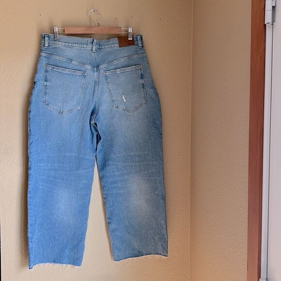 NWT Madewell Jeans The Perfect Vintage Wide-Leg Crop 31 - Picture 6 of 16